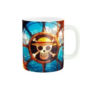 ماگ طرح انیمه وان پیس one piece کد 245