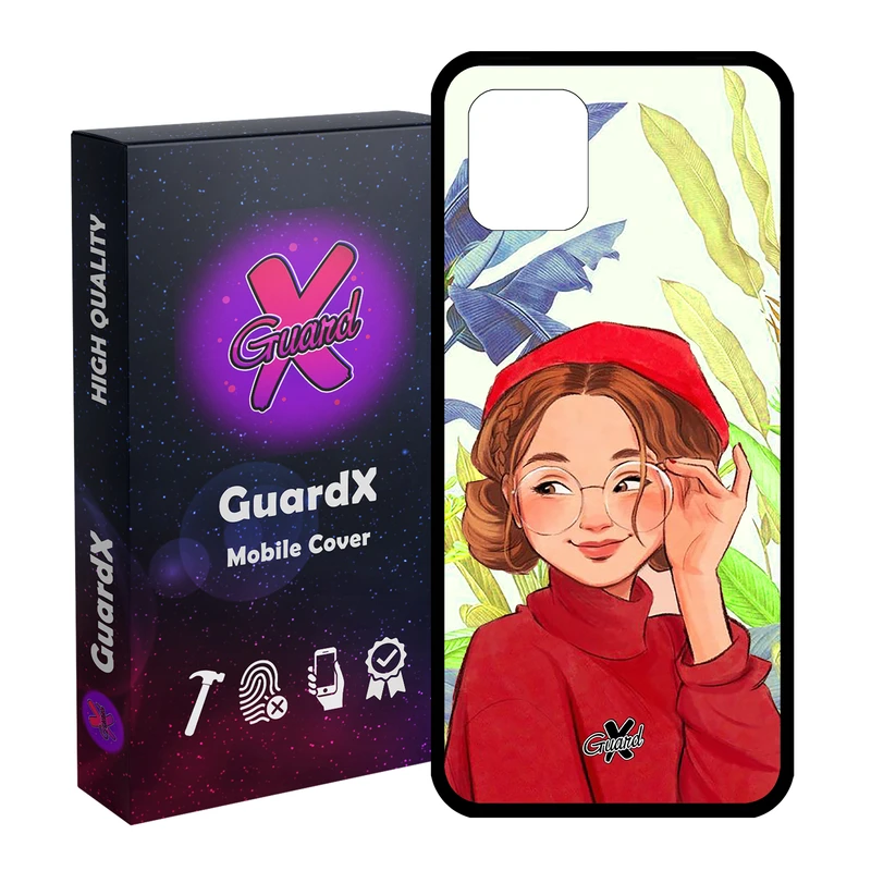 کاور گارد ایکس طرح دختر مدل Glass10328 مناسب برای گوشی موبایل سامسونگ Galaxy Note 10 Lite