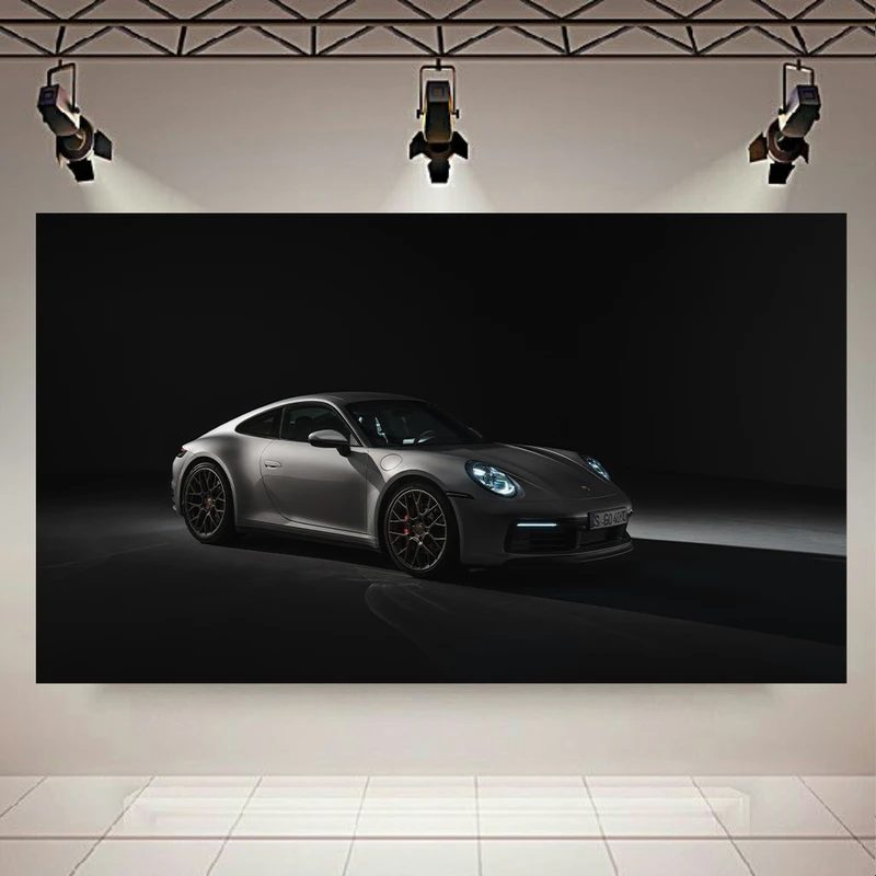 پوستر طرح ماشین مدل پورشه 911 کد AR7000