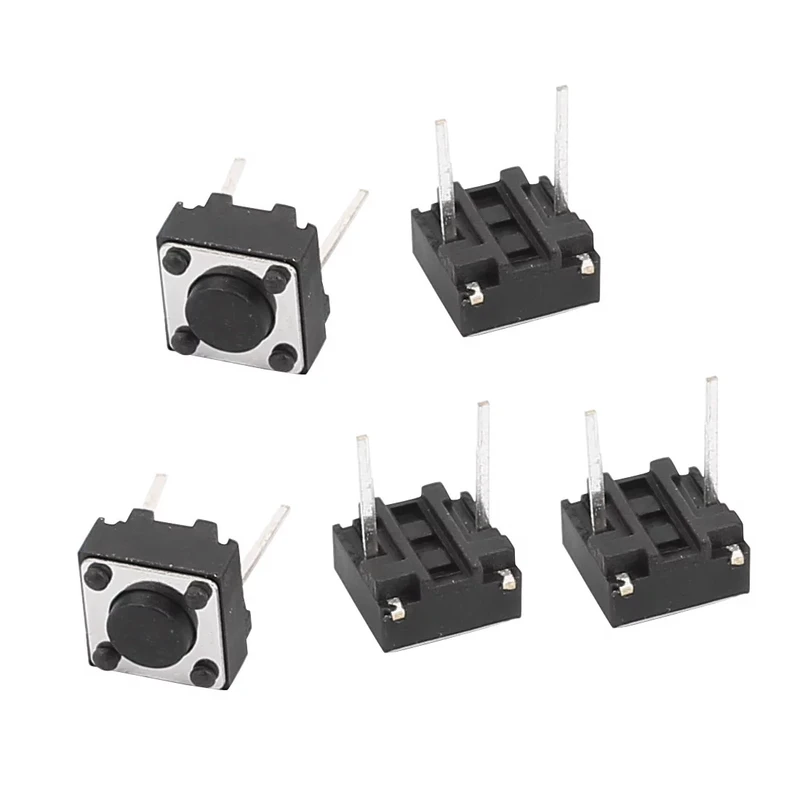 میکرو سوئیچ مدل Vertical-6×6×4.3-2P بسته 5 عددی