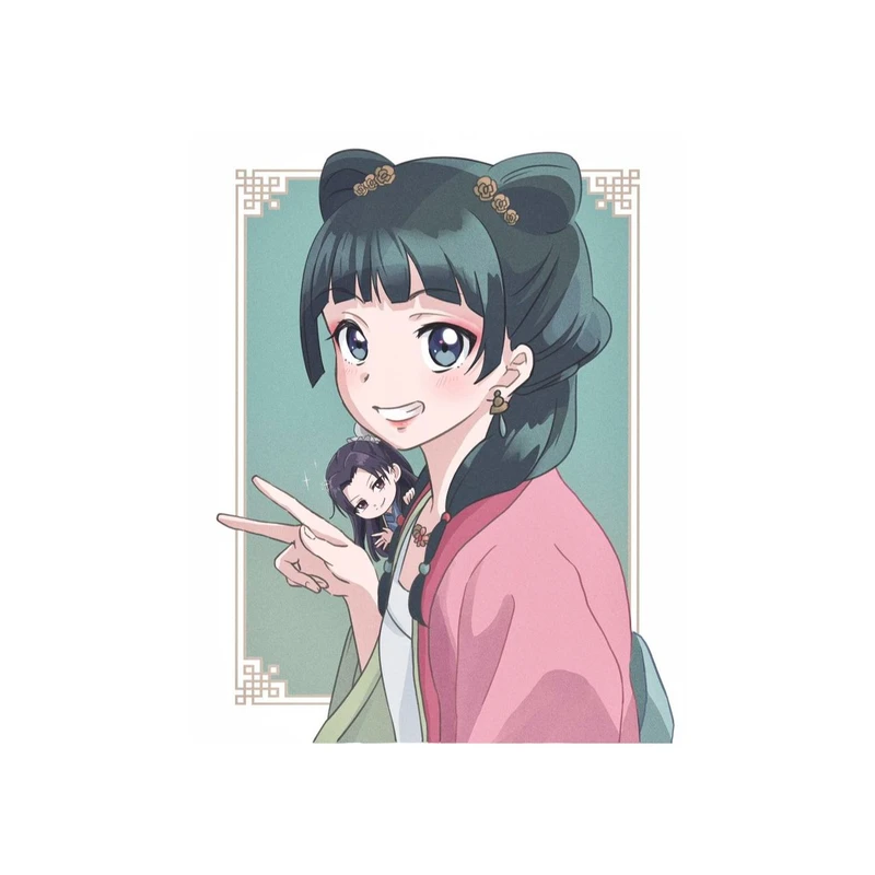 استیکر لپ تاپ و موبایل مدل انیمه طرح خاطرات داروساز کد 6151