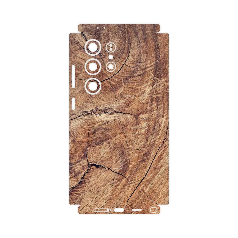برچسب پوششی ماهوت مدل Wood Texture 5-FullSkin مناسب برای گوشی موبایل سامسونگ Galaxy S24 Ultra