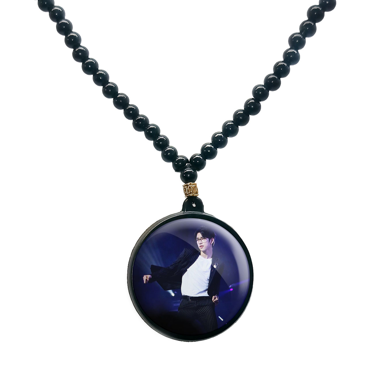 گردنبند پرمانه طرح GOT7 کد pmd.19175 مدل دو طرفه