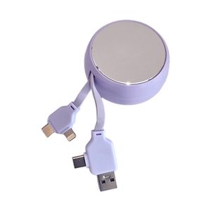 کابل تبدیل USB / USB-C به لایتنینگ / USB-C مدل 65w-4in1 طول 1 متر