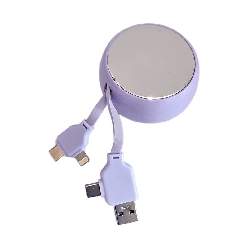 کابل تبدیل USB / USB-C به لایتنینگ / USB-C مدل 65w-4in1 طول 1 متر