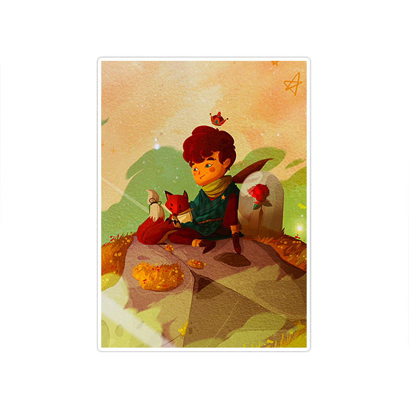 استیکر تزئینی موبایل و تبلت ماسا دیزاین مدل stkv01150 طرح شازده کوچولو