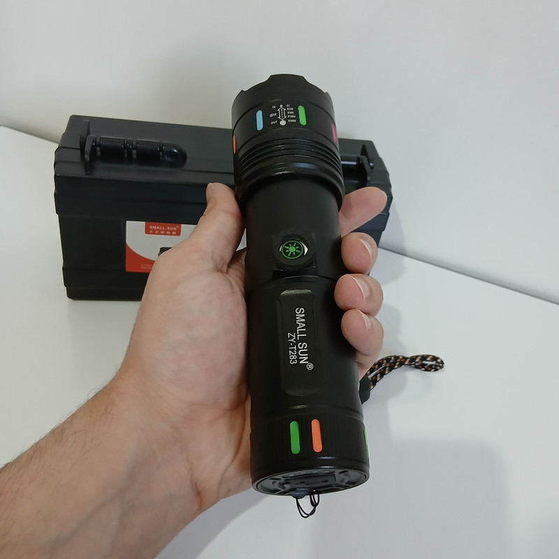 چراغ قوه دستی اسمال سان مدل T283 با نور مهتابی
