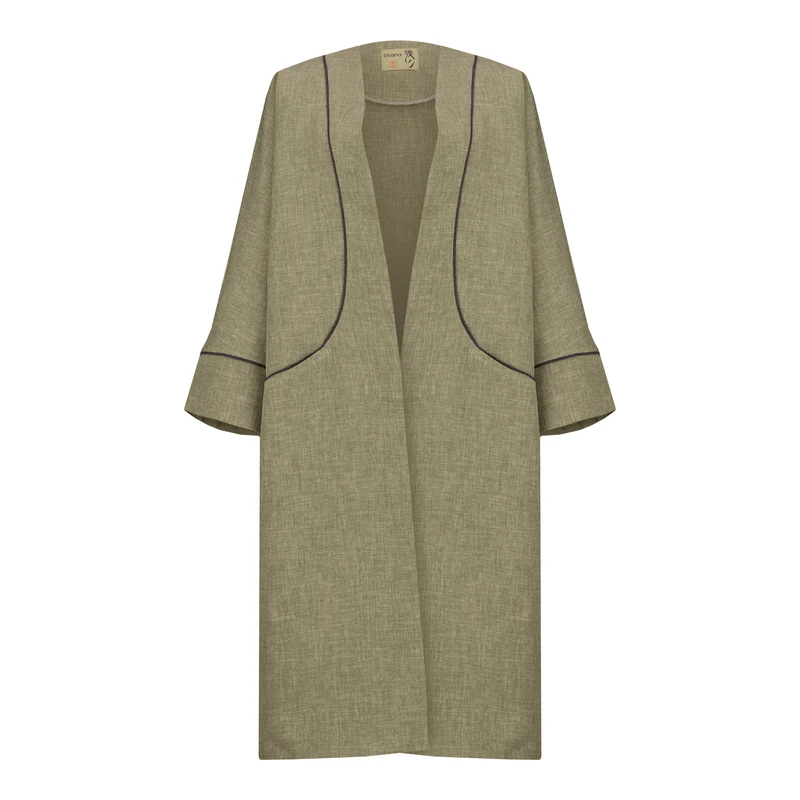 مانتو زنانه السانا مدل بردین کد 208919