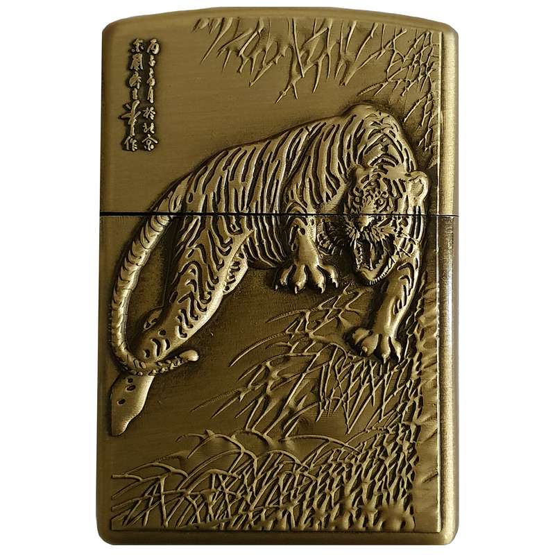 فندک هو ایج طرح ببر مدل A-002