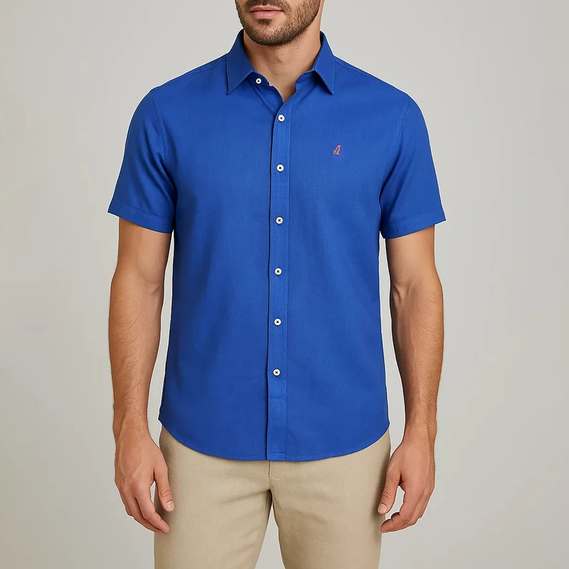 پیراهن آستین کوتاه مردانه مدل MDSS-AU2349