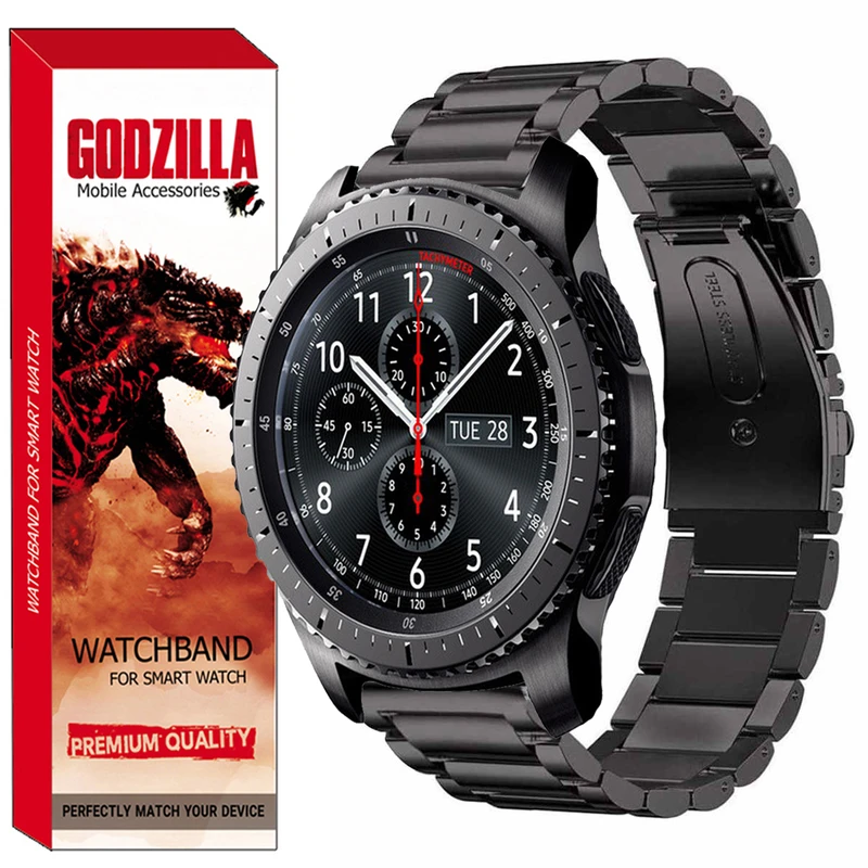 بند گودزیلا مدل 3BID مناسب برای ساعت هوشمند سامسونگ Gear S3 Frontier SM-R760