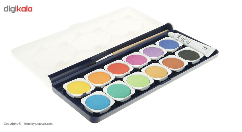 آبرنگ 12 رنگ استدلر مدل Noris