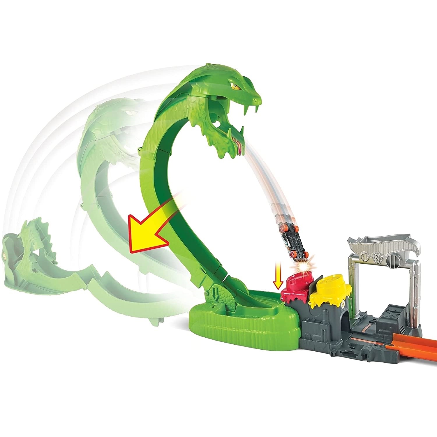 hot wheels snake track instructions