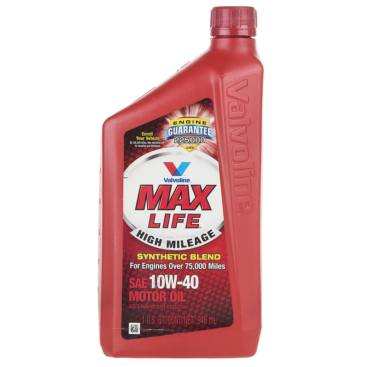 روغن موتور خودرو ولولاین مدل Max Life 10w-40 حجم 946 میلی لیتر