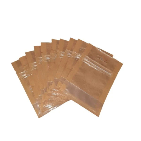 پاکت زیپ دار مدل کرافت 10/15 بسته 10 عددی