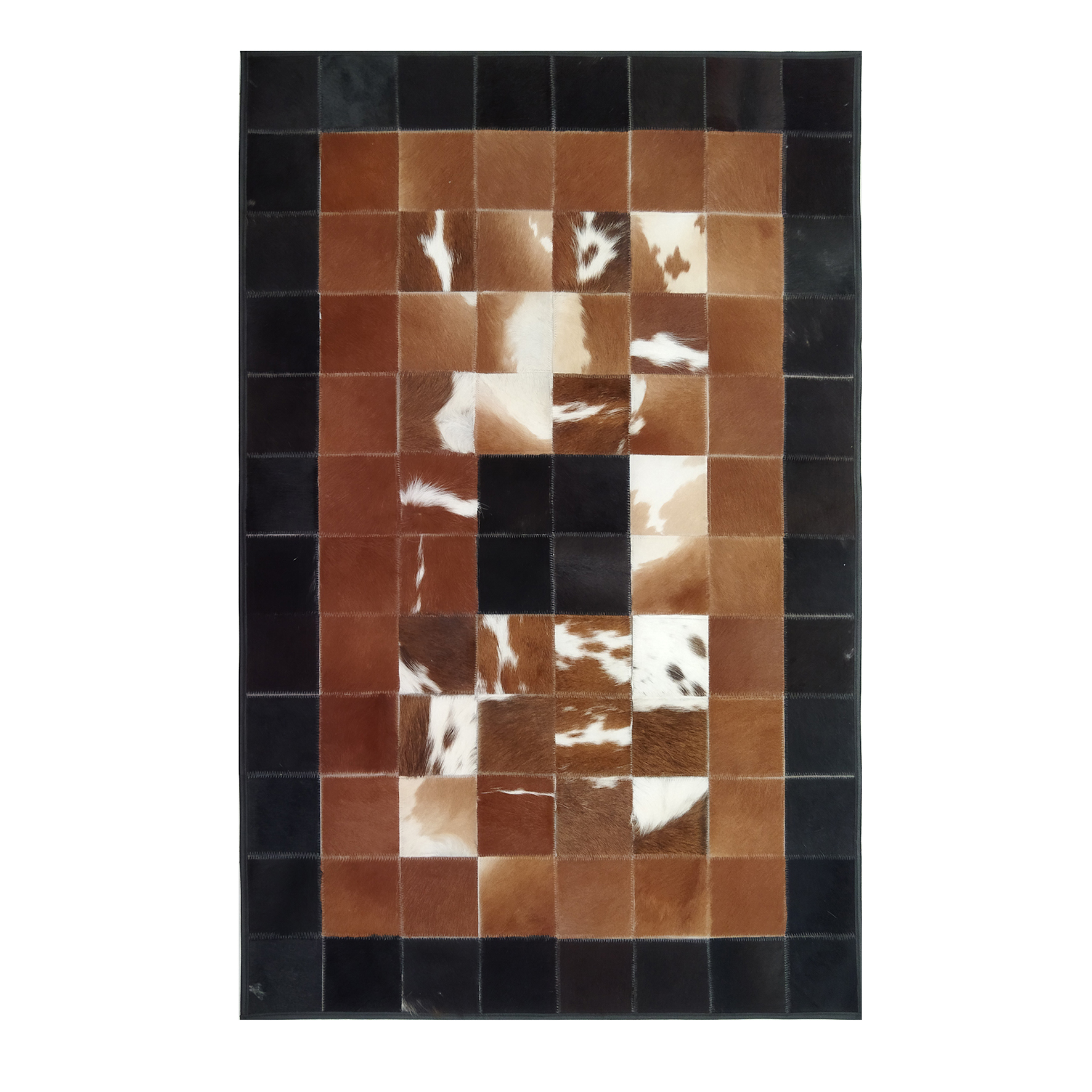 کلاژ فرش پوست و چرم کمالی مدل AD-0552