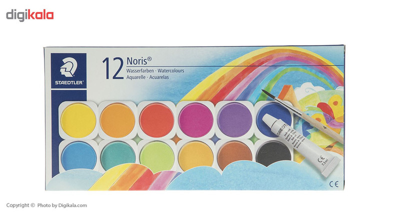 آبرنگ 12 رنگ استدلر مدل Noris