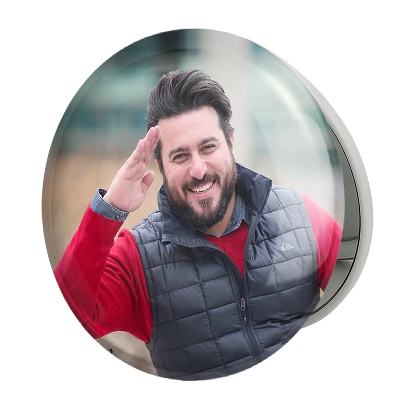 آینه جیبی خندالو طرح محسن کیایی مدل تاشو کد 6301 