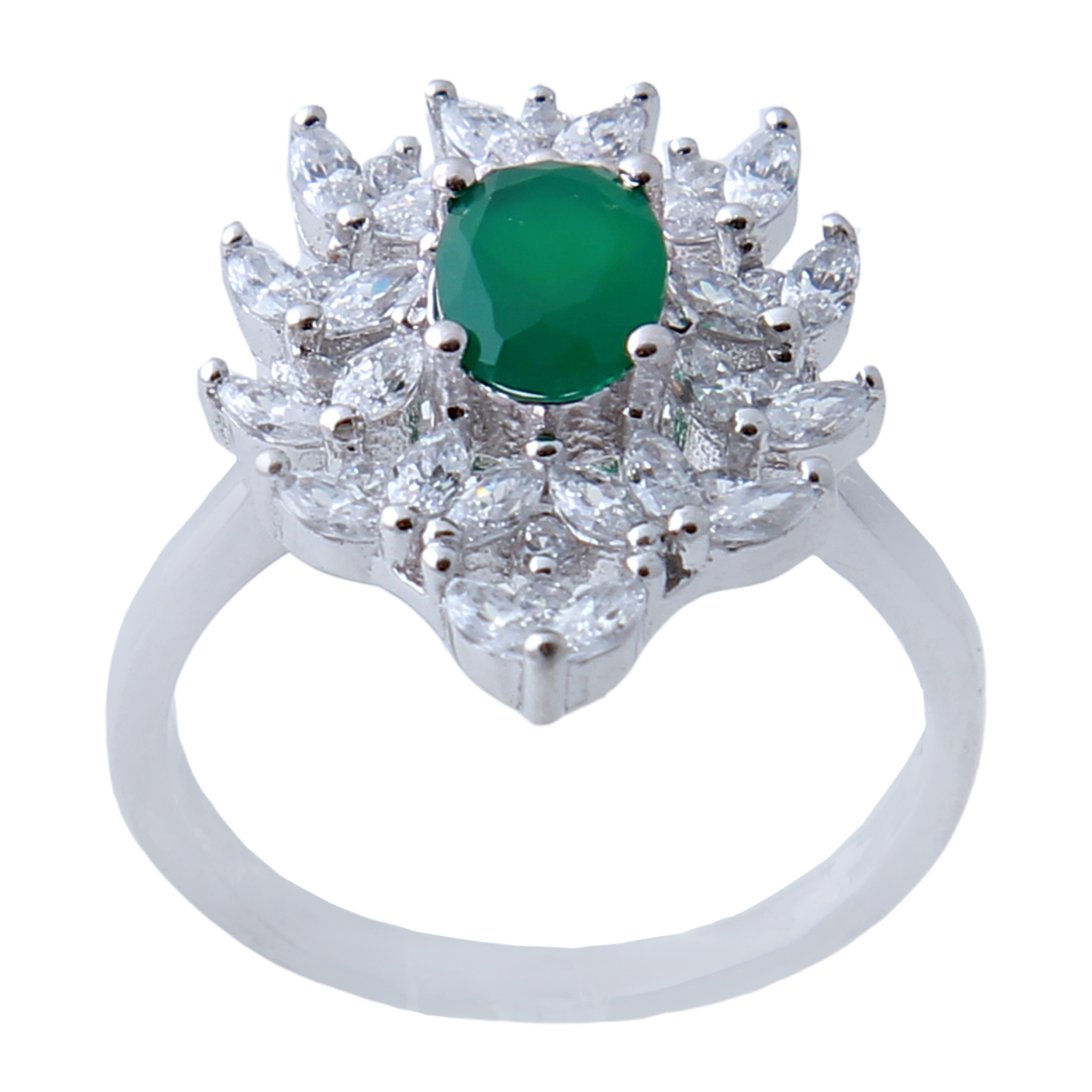   انگشتر نقره زنانه بازرگانی میلادی کد AWR_673