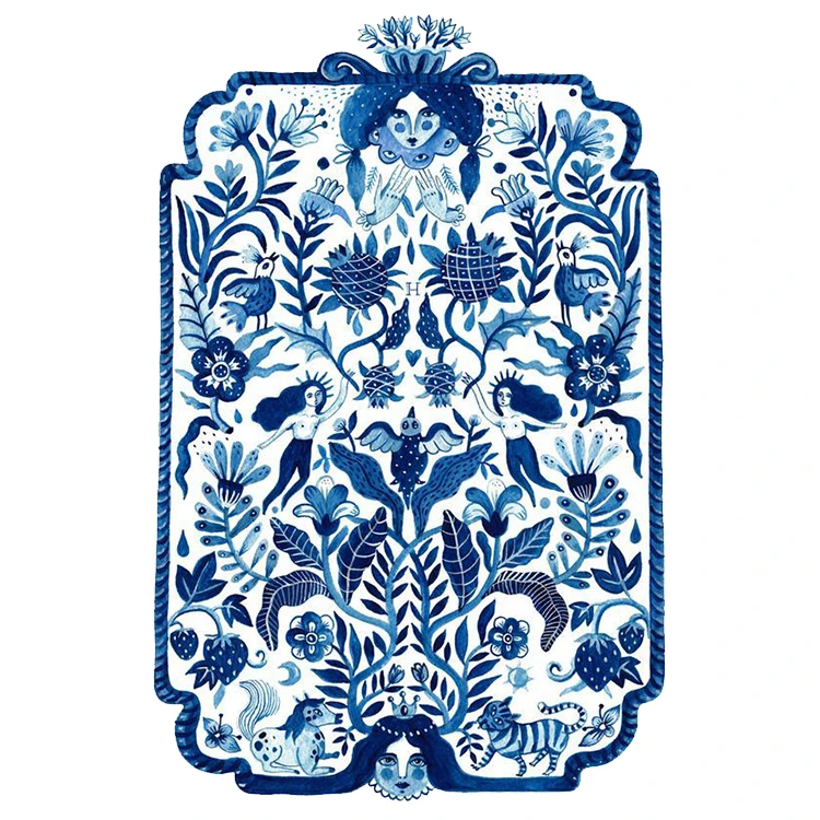 استیکر پارچه و لباس پاد آفرین مدل نقش ایرانی کد 3751