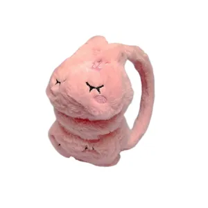 گوش گیر زمستانی دخترانه مدل هدفونی طرح خرگوش