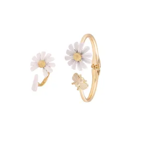 نیم ست زنانه مدل نیم ست گل بابونه مدا k2050