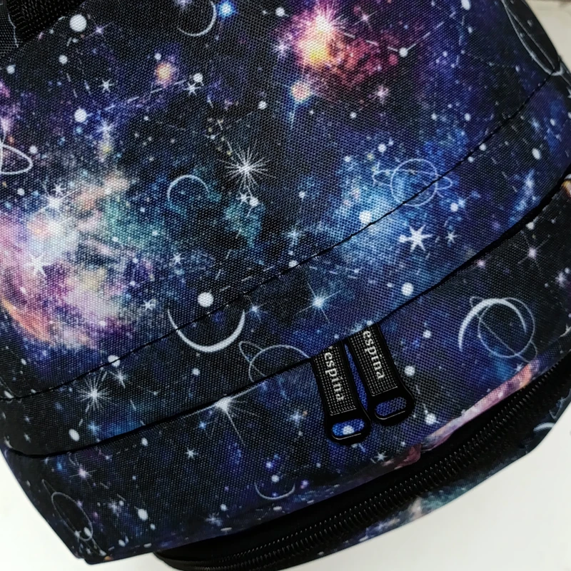 عکس شماره 9 : کوله پشتی رسپینا مدل کهکشان زحل به همراه جامدادی