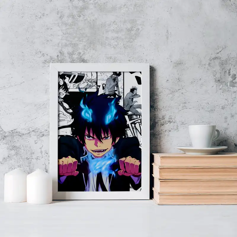 تابلو خندالو مدل رین انیمه جنگیر آبی کد 16358