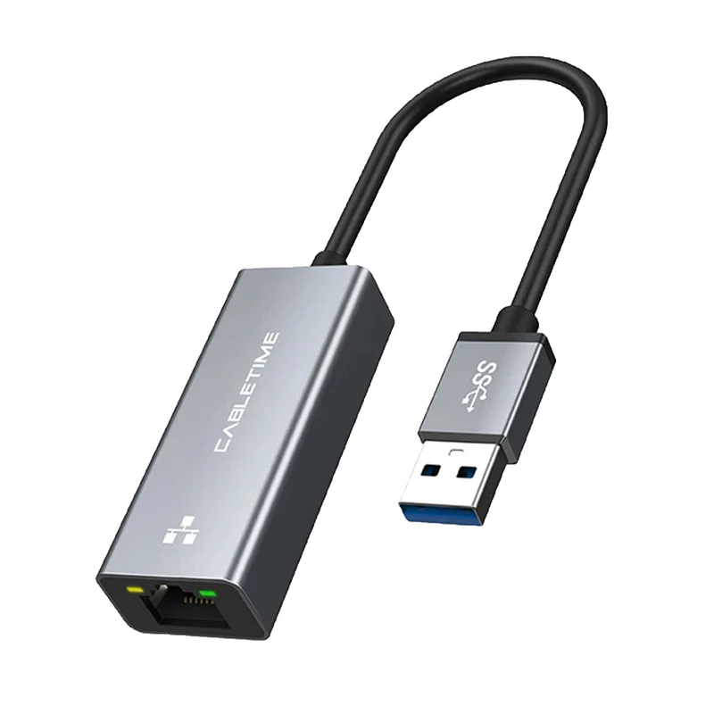 مبدل USB 3.0 به Ethernet کِیبِل تایم مدل CB50G