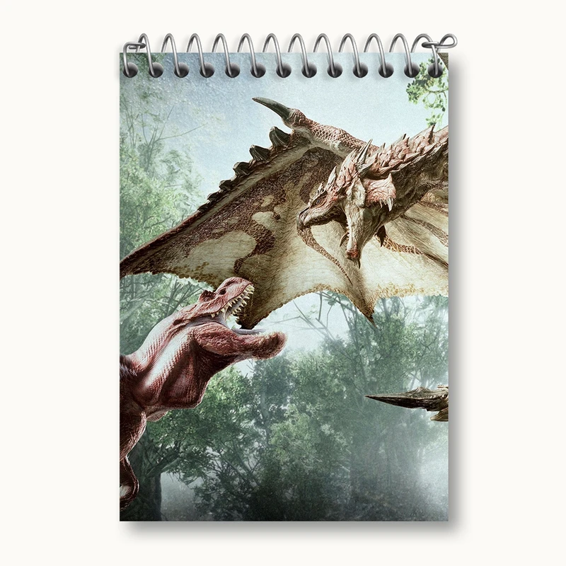 دفتر یادداشت 50 برگ خندالو مدل بازی شکارچی هیولا (Monster Hunter) کد 33204