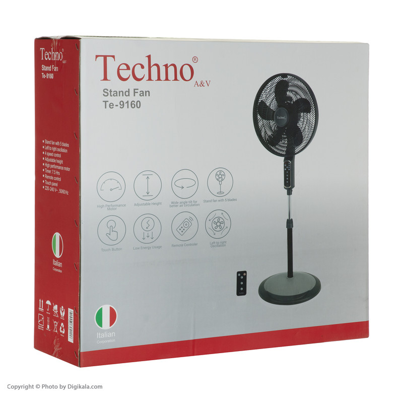 پنکه تکنو مدل Te-9160