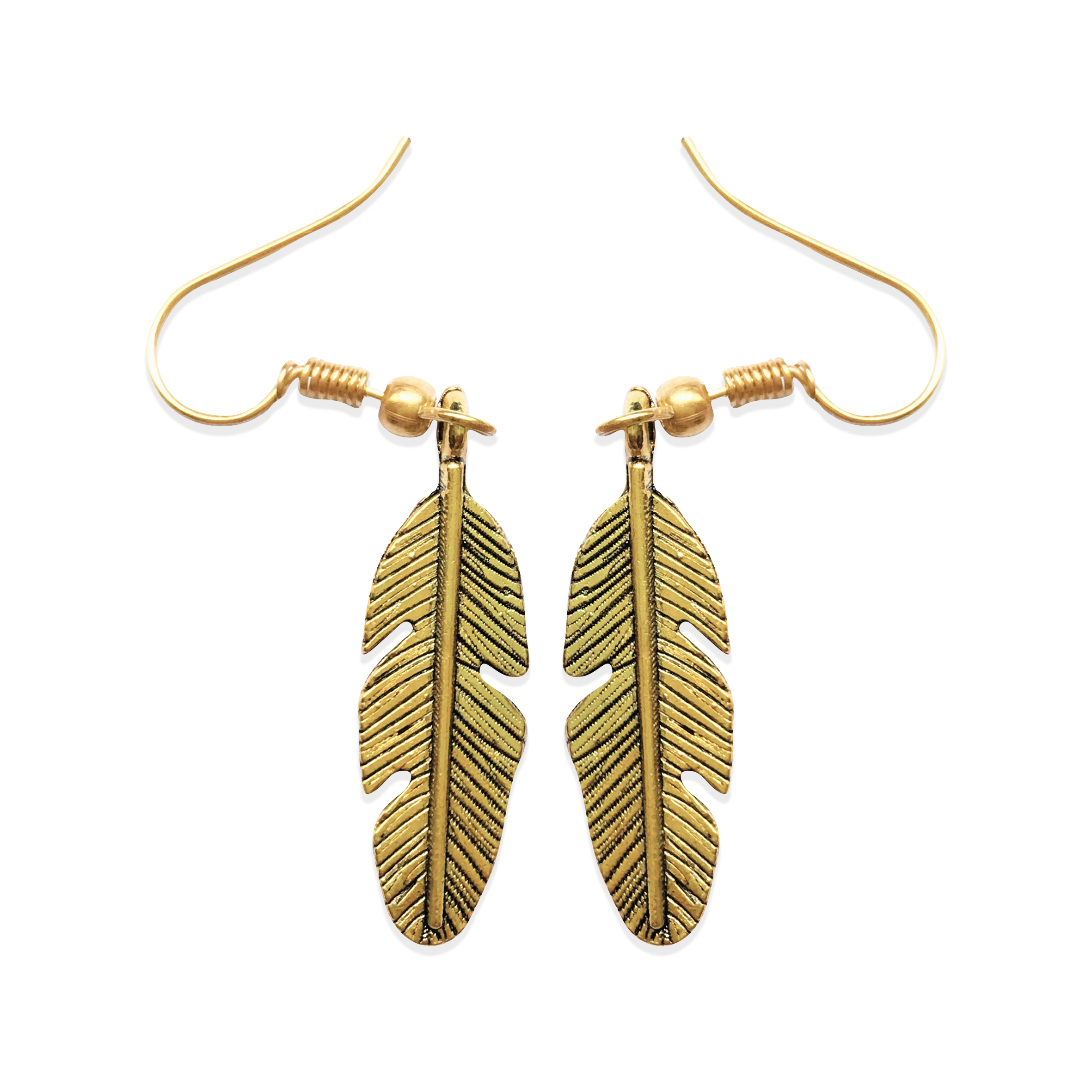 گوشواره دخترانه طرح پر کد 05