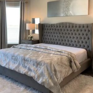 تخت خواب دونفره مدل سرنا سایز 160×200 سانتی متر