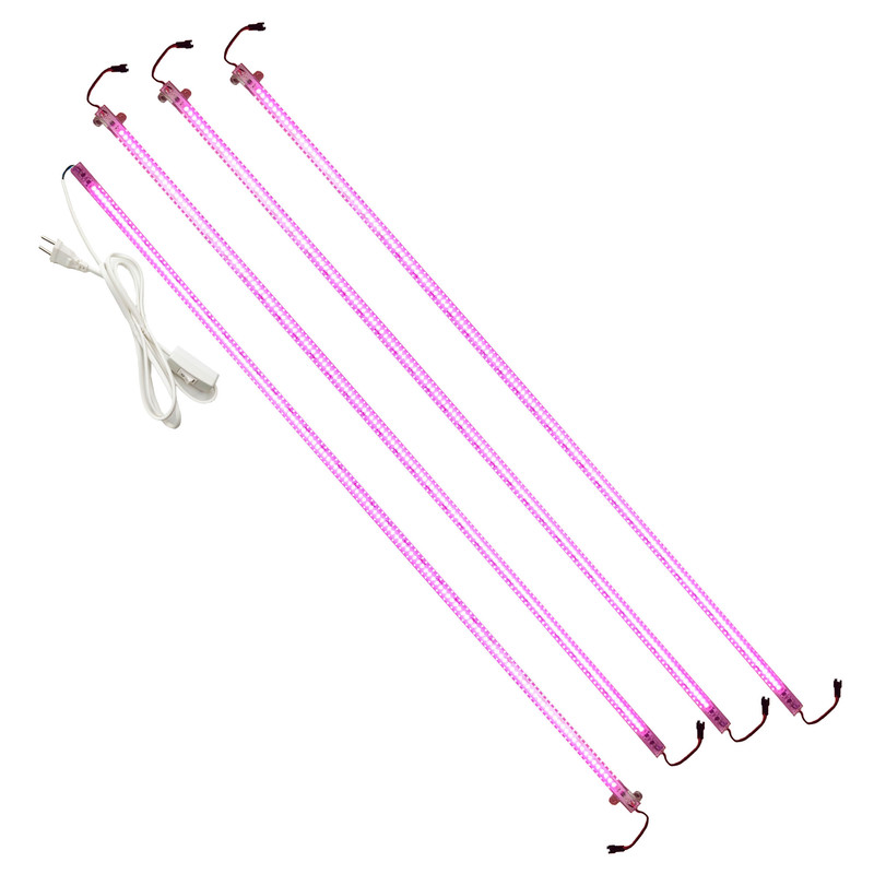 لامپ رشد گیاه 18 وات مدل فول اسپکتروم 220v طرح ریسه LED بسته 4 عددی