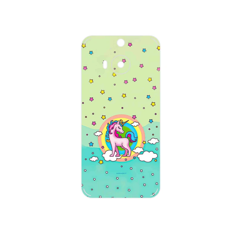 برچسب پوششی ماهوت مدل Rainbow unicorn adventure مناسب برای گوشی موبایل اچ تی سی One M9 Plus