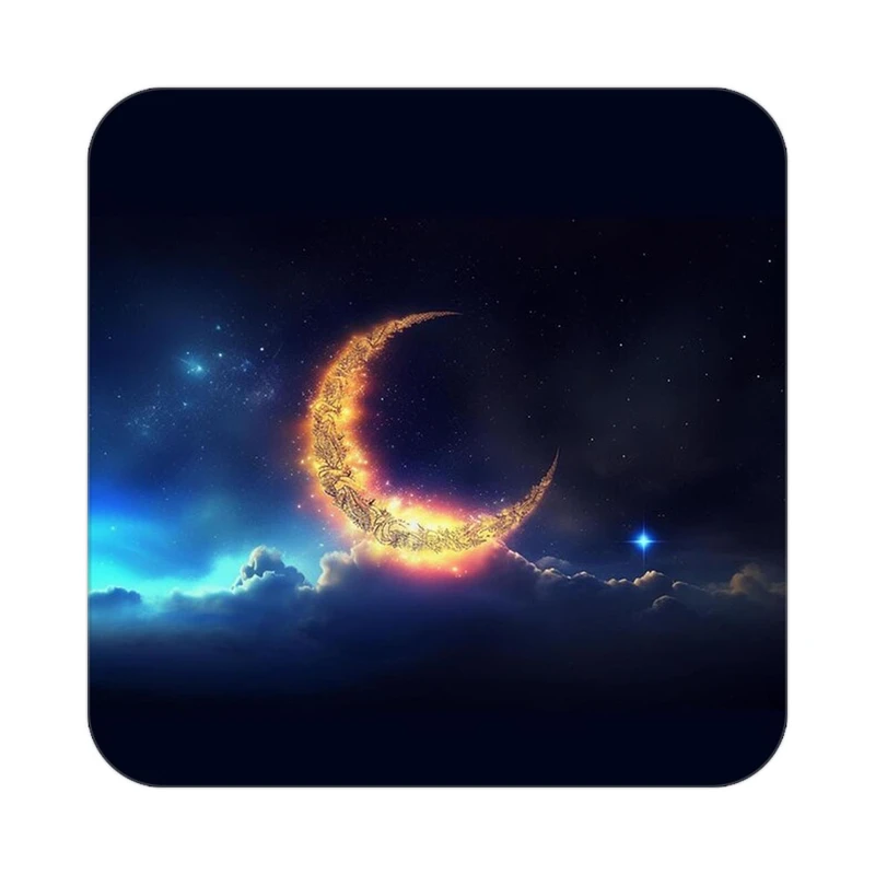 زیر لیوانی کاکتی طرح ماه و ستاره مدل mp53277