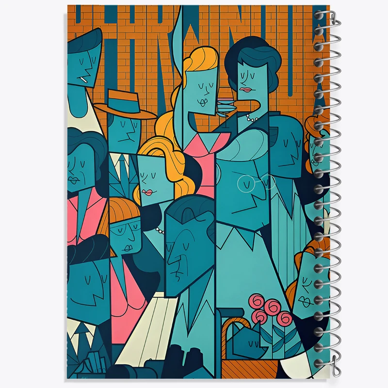 دفتر مشق 100 برگ خندالو طرح صورتک کد N4462