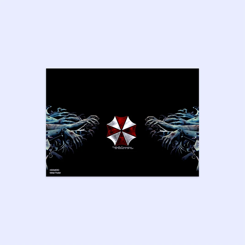 پوستر هومرو مدل فلزی طرح رزیدنت اویل کد PS713