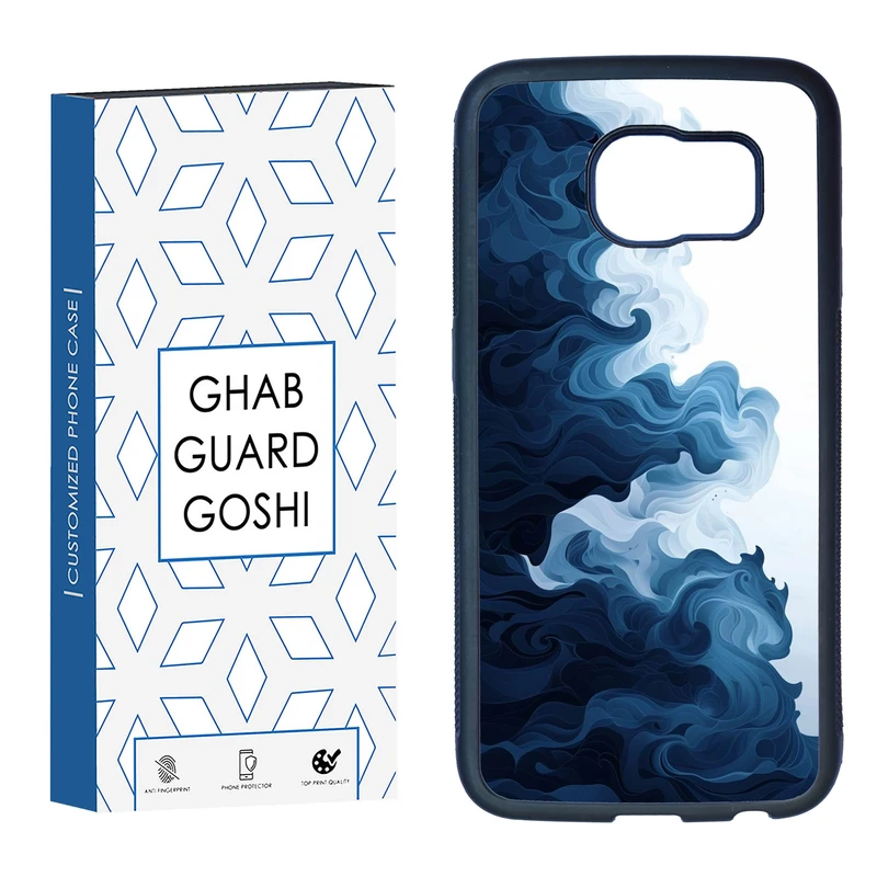 کاور قاب گارد گوشی طرح آبرنگی کد TPU-174 مناسب برای گوشی موبایل سامسونگ Galaxy S7