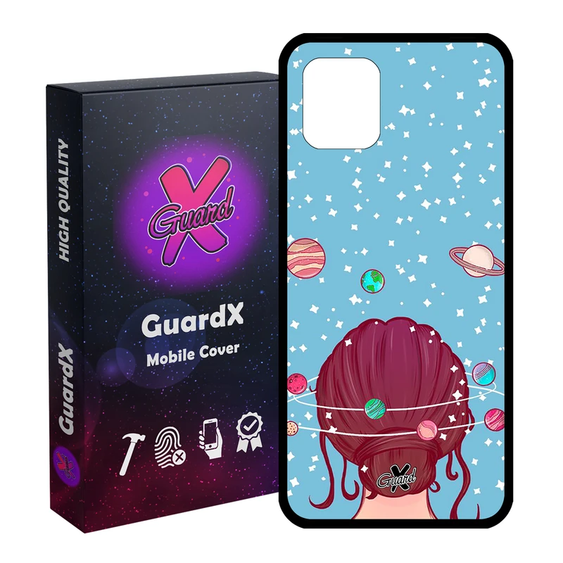 کاور گارد ایکس طرح Girl مدل Glass10211 مناسب برای گوشی موبایل سامسونگ Galaxy Note 10 Lite