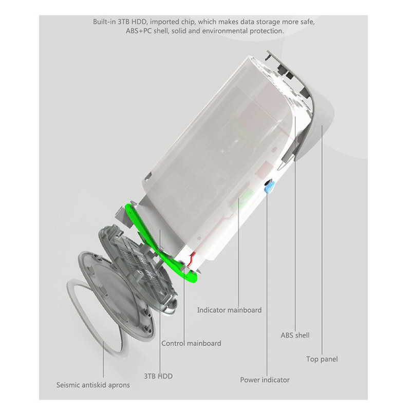 هارد  اکسترنال  اس اس کا مدل SSM-F100 ظرفیت 4 ترابایت