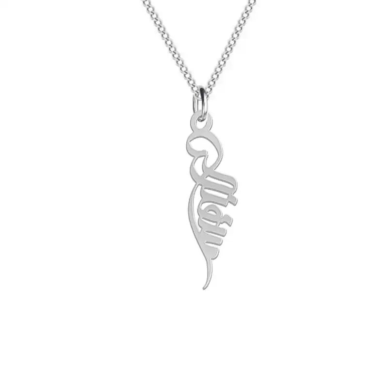 گردنبند نقره زنانه لیردا مدل gan sss 58esfand