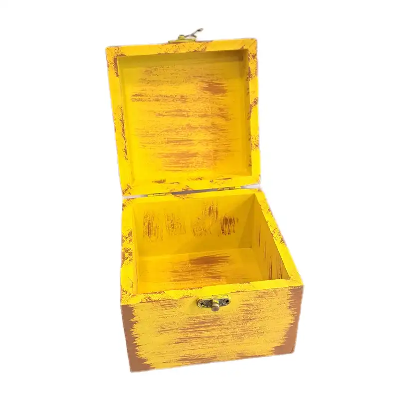 جعبه هدیه چوبی مدل هنری طرح باب اسفنجی کد WSB104