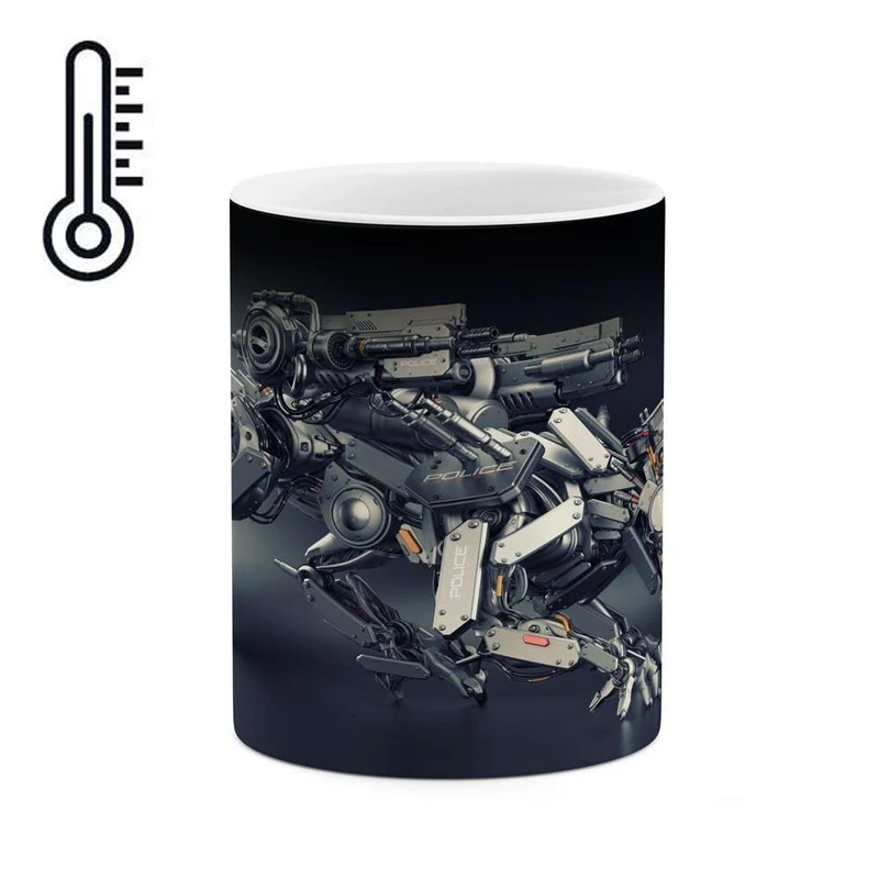 ماگ حرارتی کاکتی مدل ربات کد mgh16085