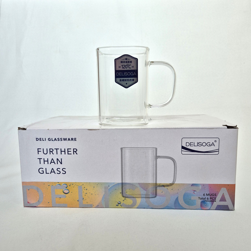 استکان دلی سوگا مدل مربعی بسته 6 عددی استکان دلی سوگا مدل مربعی بسته 6 عددی