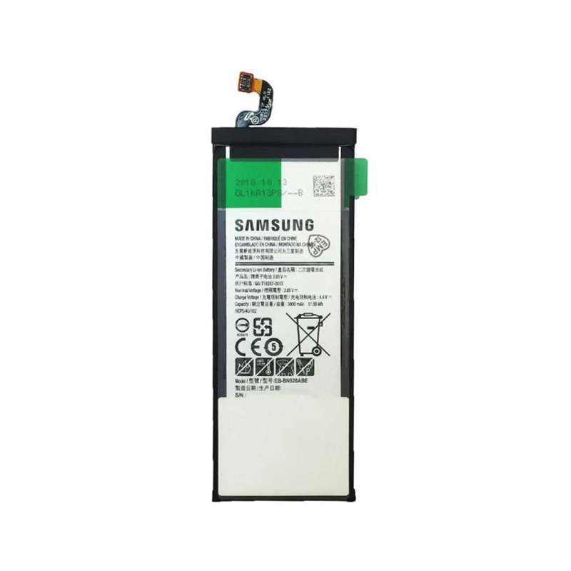باتری موبایل مدل EB-BN920AB ظرفیت 3000 میلی آمپر ساعت مناسب برای گوشی موبایل سامسونگ GALAXY NOTE 5 N920 باتری موبایل مدل EB-BN920AB ظرفیت 3000 میلی آمپر ساعت مناسب برای گوشی موبایل سامسونگ GALAXY NOTE 5 N920