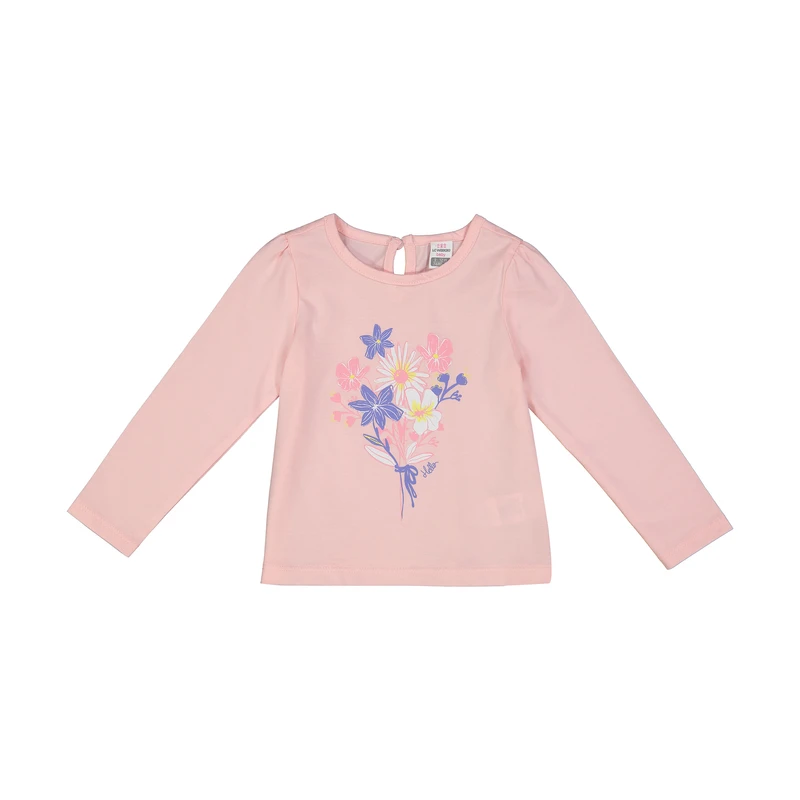 بلوز نوزادی دخترانه ال سی وایکیکی مدل W118101Z1-DDL-SUGARPINK