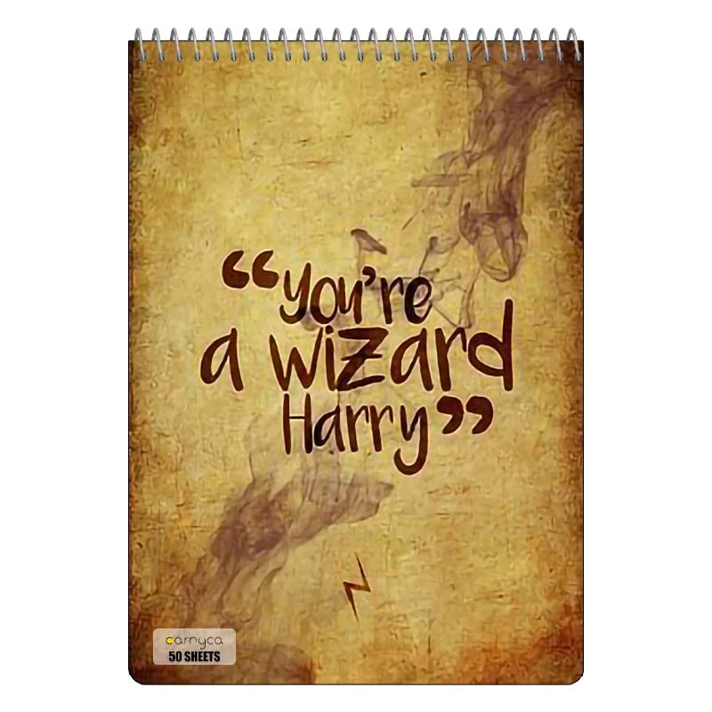 دفتر نقاشی 50 برگ سیمی کارنیکا طرح هری پاتر Harry Potter کد 14470
