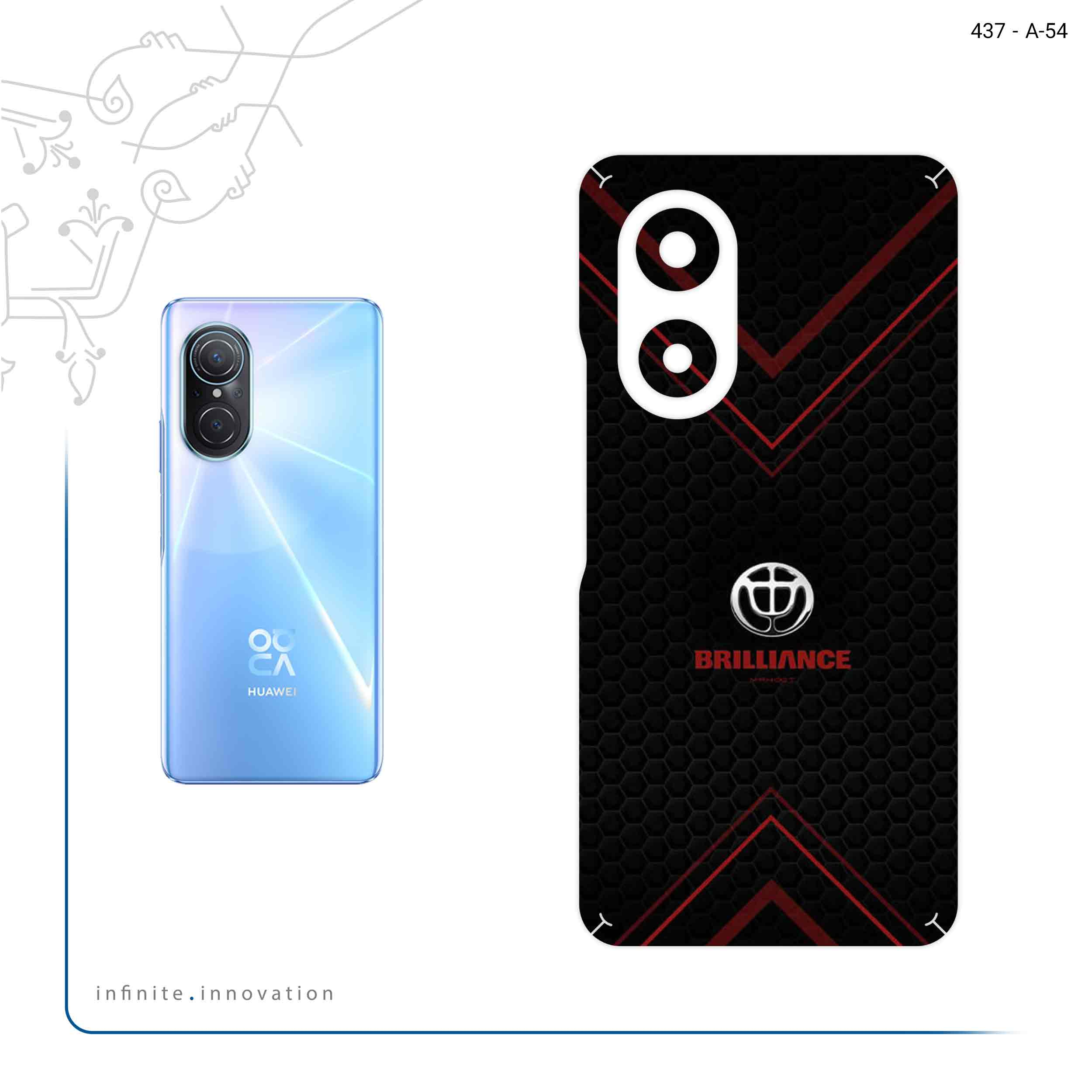 برچسب پوششی ماهوت مدل Brilliance مناسب برای گوشی موبایل هوآوی Nova 9 SE