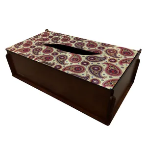 جعبه دستمال کاغذی آی تمر مدل طرح سطنتی کد 42